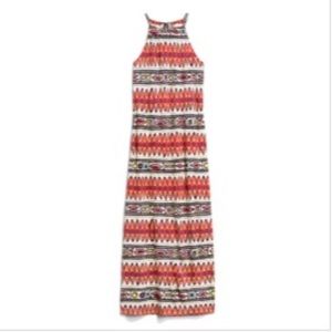 NWOT Trina Turk Milian Jersey silk halter maxi